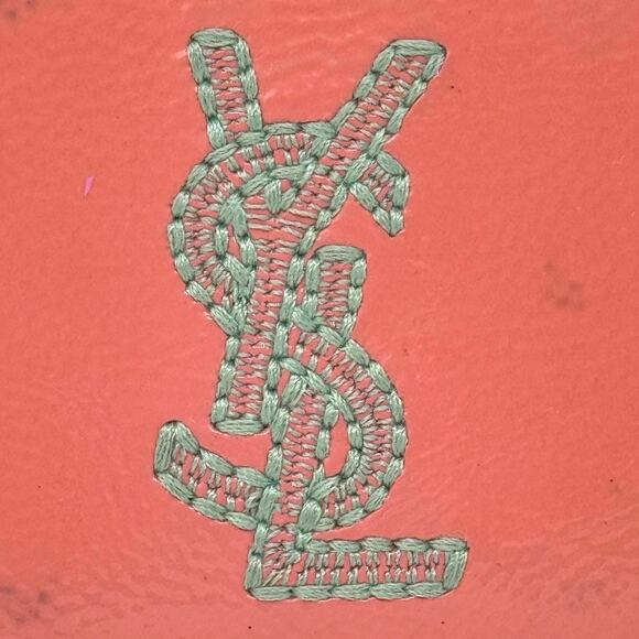 YSL Embroidered Cardholder Wallet - Picture 2 of 14